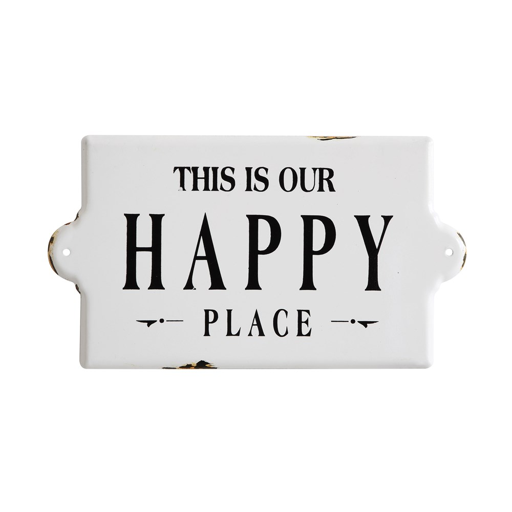 Happy Place Wall Plaque Studio West
